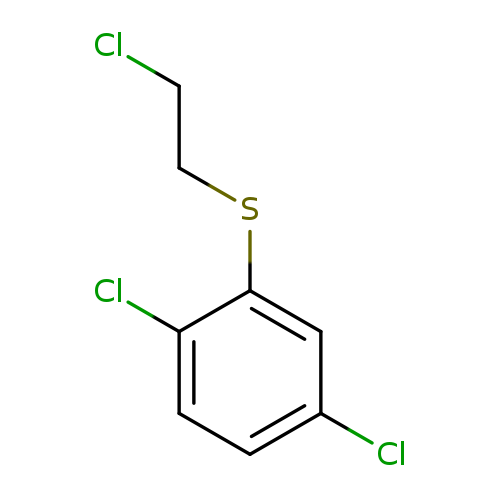 1,4-Dichloro-2-[(2-chloroethyl)sulfanyl]benzene