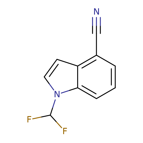 1-(difluoromethyl)-1H-indole-4-carbonitrile