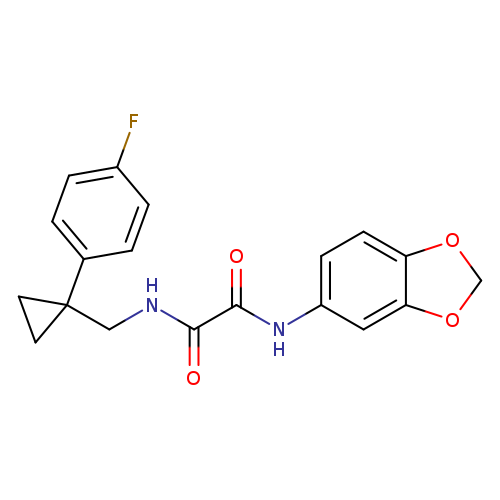 N'-(2H-1,3-benzodioxol-5-yl)-N-{[1-(4-fluorophenyl)cyclopropyl]methyl}ethanediamide