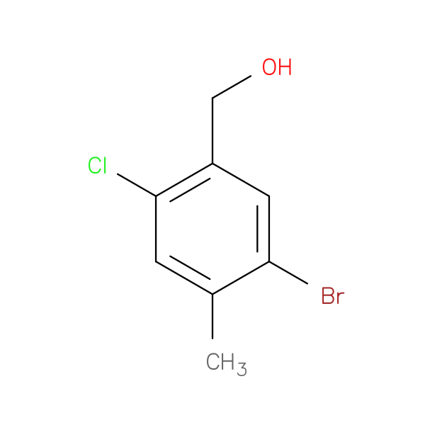 (5-bromo-2-chloro-4-methylphenyl)methanol