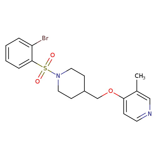 4-{[1-(2-bromobenzenesulfonyl)piperidin-4-yl]methoxy}-3-methylpyridine