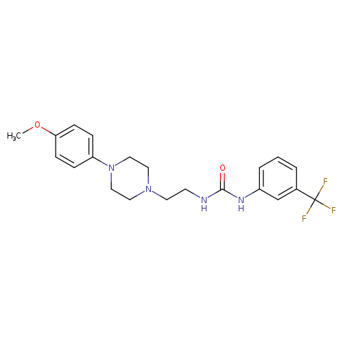 3-{2-[4-(4-methoxyphenyl)piperazin-1-yl]ethyl}-1-[3-(trifluoromethyl)phenyl]urea