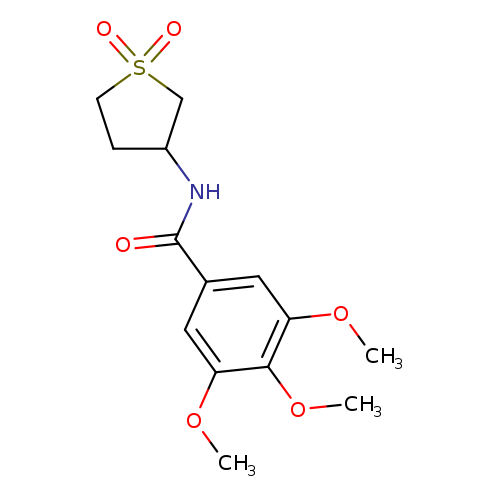 N-(1,1-dioxo-1lambda6-thiolan-3-yl)-3,4,5-trimethoxybenzamide