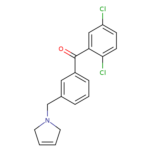 (2,5-Dichlorophenyl)(3-((2,5-dihydro-1H-pyrrol-1-yl)methyl)phenyl)methanone