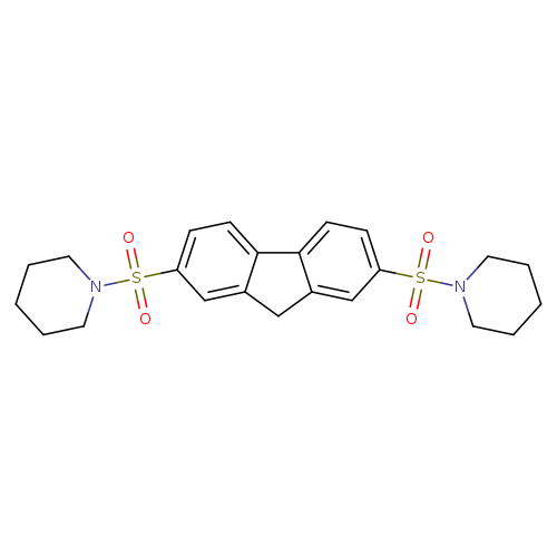 1-{[7-(piperidinosulfonyl)-9H-fluoren-2-yl]sulfonyl}piperidine