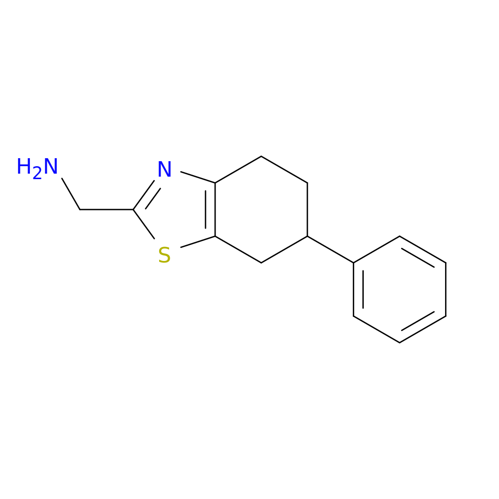 (6-phenyl-4,5,6,7-tetrahydro-1,3-benzothiazol-2-yl)methanamine