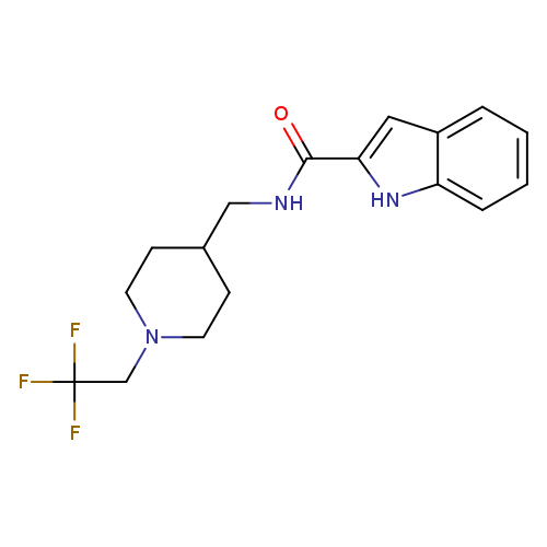 N-{[1-(2,2,2-trifluoroethyl)piperidin-4-yl]methyl}-1H-indole-2-carboxamide
