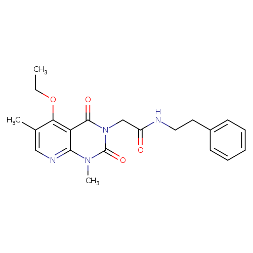 2-{5-ethoxy-1,6-dimethyl-2,4-dioxo-1H,2H,3H,4H-pyrido[2,3-d]pyrimidin-3-yl}-N-(2-phenylethyl)acetamide