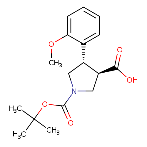 Boc-(+/-)-trans-4-(2-methoxy-phenyl)-pyrrolidine-3-carboxylic acid