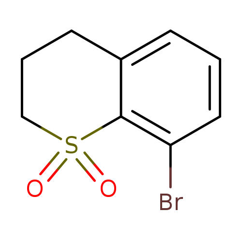 8-bromo-3,4-dihydro-2H-1lambda6-benzothiopyran-1,1-dione