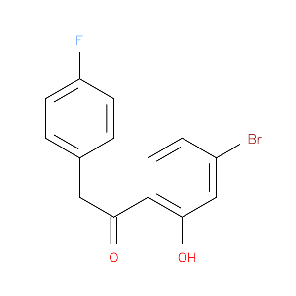 1-(4-bromo-2-hydroxyphenyl)-2-(4-fluorophenyl)ethan-1-one