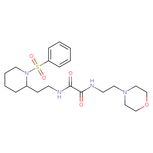 N-{2-[1-(benzenesulfonyl)piperidin-2-yl]ethyl}-N'-[2-(morpholin-4-yl)ethyl]ethanediamide
