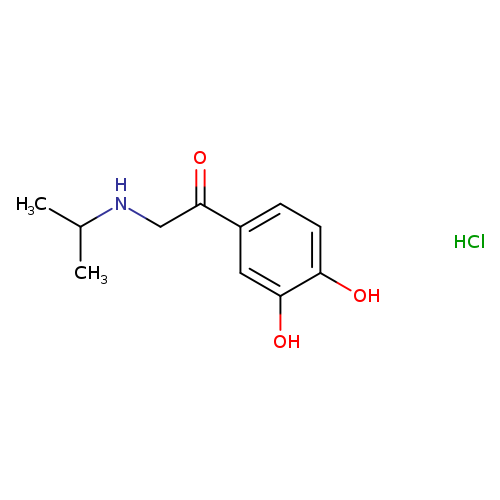 1-(3,4-dihydroxyphenyl)-2-[(1-methylethyl)amino] hydrochloride