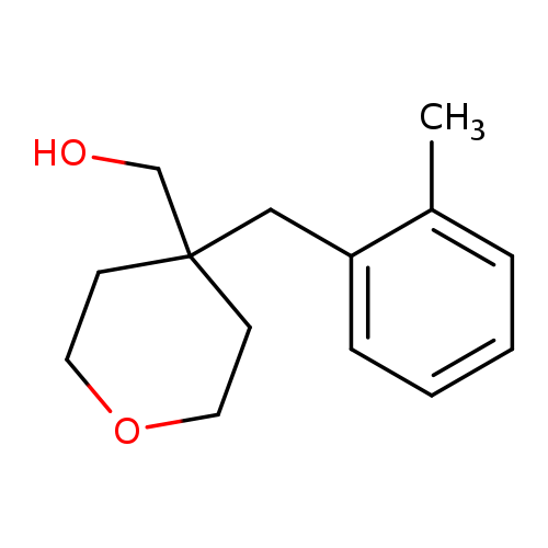 {4-[(2-methylphenyl)methyl]oxan-4-yl}methanol