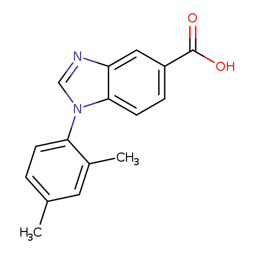 1-(2,4-DIMETHYLPHENYL)-1(H)-BENZIMIDAZOLE-5-CARBOXYLIC ACID
