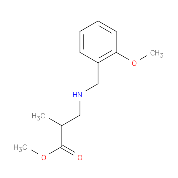 methyl 3-{[(2-methoxyphenyl)methyl]amino}-2-methylpropanoate