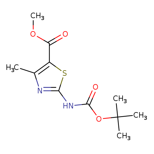 methyl 2-{[(tert-butoxy)carbonyl]amino}-4-methyl-1,3-thiazole-5-carboxylate