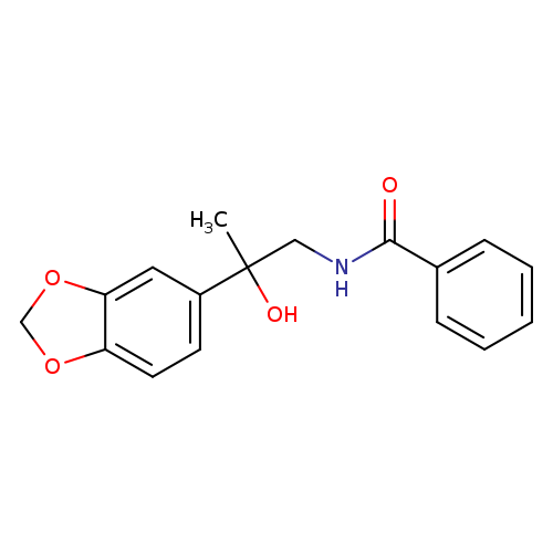 N-[2-(2H-1,3-benzodioxol-5-yl)-2-hydroxypropyl]benzamide