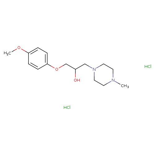 1-(4-METHOXYPHENOXY)-3-(4-METHYLPIPERAZIN-1-YL)PROPAN-2-OL DIHYDROCHLORID+