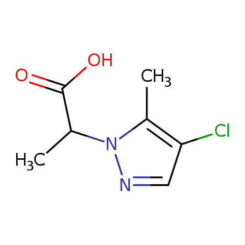2-(4-Chloro-5-methyl-1H-pyrazol-1-yl)propanoic acid