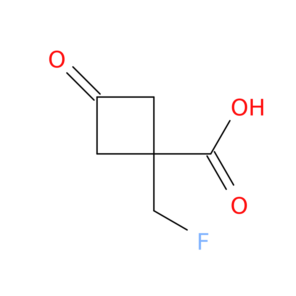 1-(fluoromethyl)-3-oxocyclobutane-1-carboxylic acid