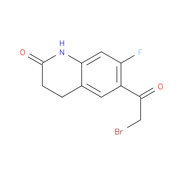 6-(2-Bromoacetyl)-7-fluoro-1,2,3,4-tetrahydroquinolin-2-one