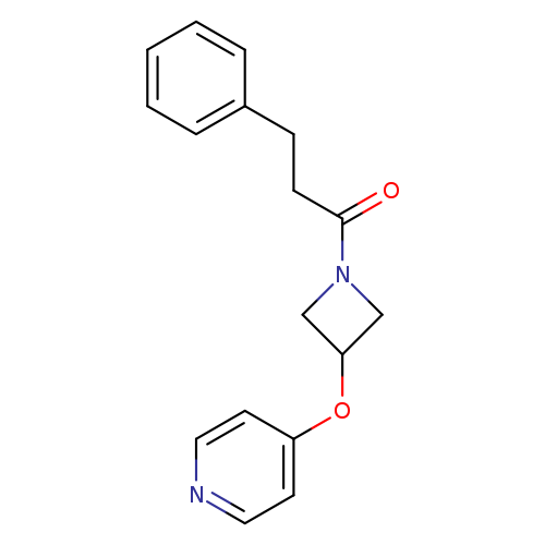 3-phenyl-1-[3-(pyridin-4-yloxy)azetidin-1-yl]propan-1-one