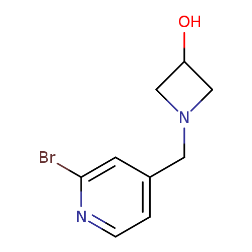 3-​Azetidinol, 1-​[(2-​bromo-​4-​pyridinyl)​methyl]​-