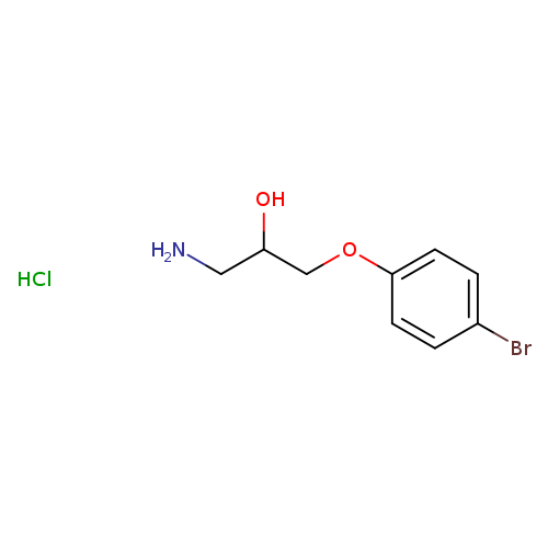 1-amino-3-(4-bromophenoxy)propan-2-ol hydrochloride