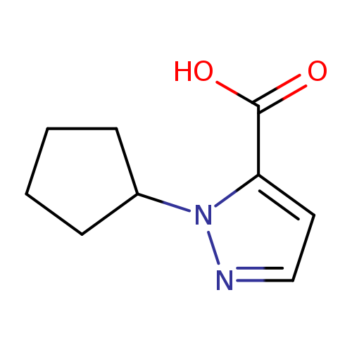 1-Cyclopentyl-1H-pyrazole-5-carboxylic acid