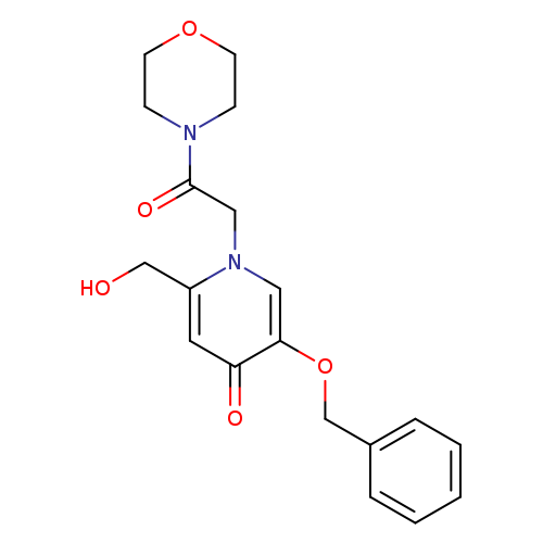 5-(benzyloxy)-2-(hydroxymethyl)-1-[2-(morpholin-4-yl)-2-oxoethyl]-1,4-dihydropyridin-4-one