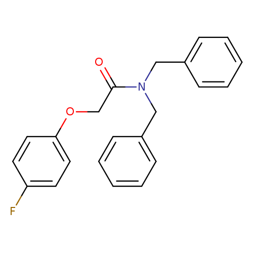 N,N-dibenzyl-2-(4-fluorophenoxy)acetamide