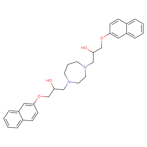 1-{4-[2-hydroxy-3-(naphthalen-2-yloxy)propyl]-1,4-diazepan-1-yl}-3-(naphthalen-2-yloxy)propan-2-ol