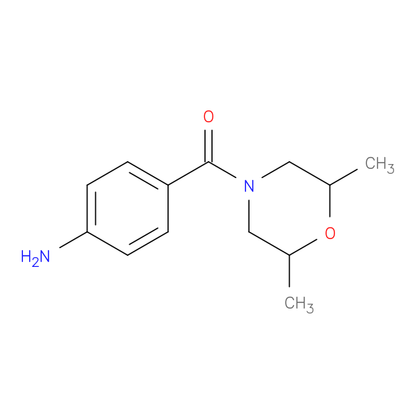 4-[(2,6-Dimethylmorpholin-4-yl)carbonyl]aniline