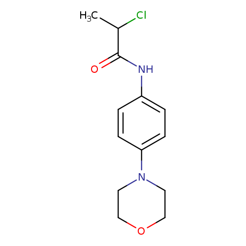 2-chloro-N-[4-(morpholin-4-yl)phenyl]propanamide
