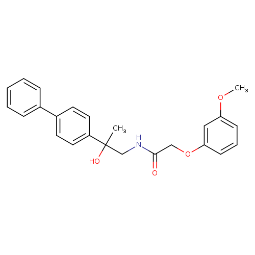 N-(2-{[1,1'-biphenyl]-4-yl}-2-hydroxypropyl)-2-(3-methoxyphenoxy)acetamide