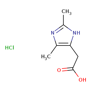 2-(2,4-dimethyl-1H-imidazol-5-yl)acetic acid hydrochloride