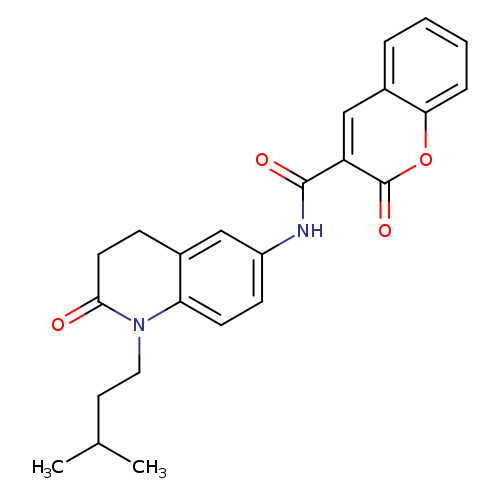 N-[1-(3-methylbutyl)-2-oxo-1,2,3,4-tetrahydroquinolin-6-yl]-2-oxo-2H-chromene-3-carboxamide