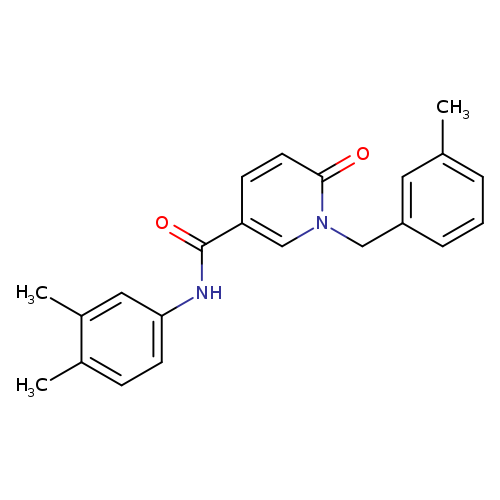 N-(3,4-dimethylphenyl)-1-[(3-methylphenyl)methyl]-6-oxo-1,6-dihydropyridine-3-carboxamide