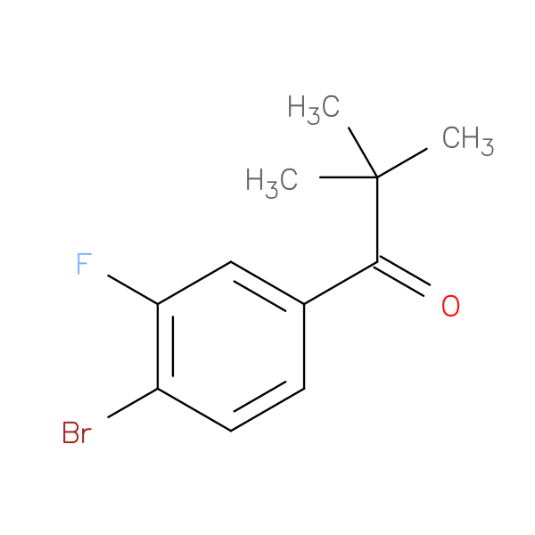 1-(4-Bromo-3-fluorophenyl)-2,2-dimethylpropan-1-one