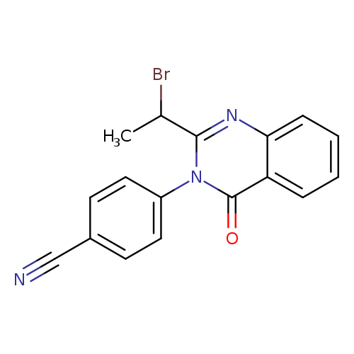 4-[2-(1-bromoethyl)-4-oxo-3(4H)-quinazolinyl]benzenecarbonitrile
