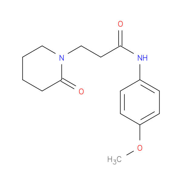 N-(4-Methoxyphenyl)-3-(2-oxopiperidin-1-yl)propanamide