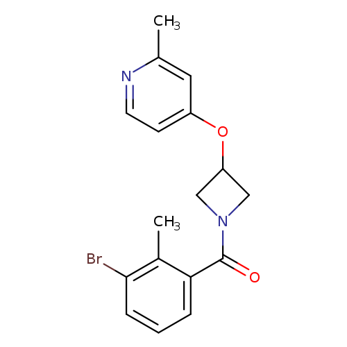 4-{[1-(3-bromo-2-methylbenzoyl)azetidin-3-yl]oxy}-2-methylpyridine