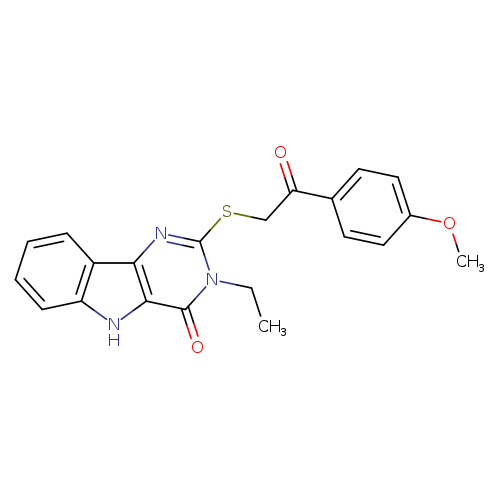 3-ethyl-2-{[2-(4-methoxyphenyl)-2-oxoethyl]sulfanyl}-3H,4H,5H-pyrimido[5,4-b]indol-4-one