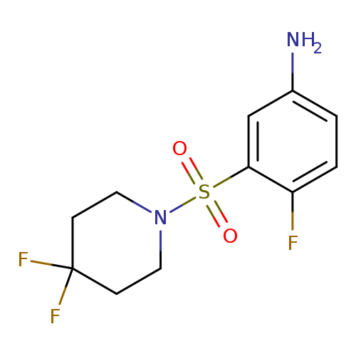 3-(4,4-Difluoro-piperidine-1-sulfonyl)-4-fluoro-phenylamine
