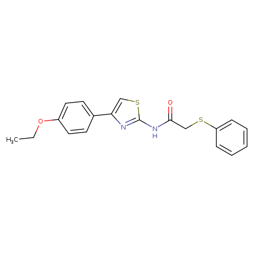 N-[4-(4-ethoxyphenyl)-1,3-thiazol-2-yl]-2-(phenylsulfanyl)acetamide
