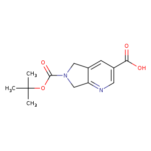 6-[(tert-butoxy)carbonyl]-5H,6H,7H-pyrrolo[3,4-b]pyridine-3-carboxylic acid