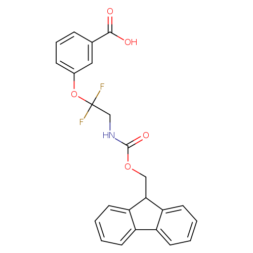 3-[2-({[(9H-fluoren-9-yl)methoxy]carbonyl}amino)-1,1-difluoroethoxy]benzoicacid