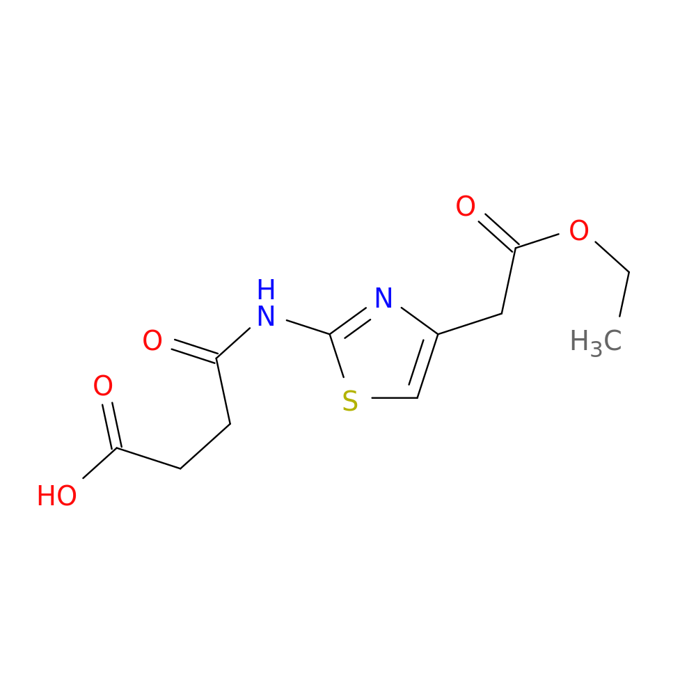 4-([4-(2-Ethoxy-2-oxoethyl)-1,3-thiazol-2-yl]amino)-4-oxobutanoic acid