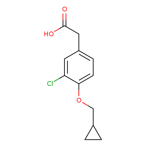 2-[3-Chloro-4-(cyclopropylmethoxy)phenyl]acetic acid